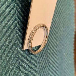 Blue Nile 1 ct Diamond Platinum Eternity Ring